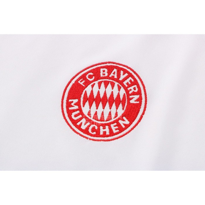 Chandal del Bayern Munich Manga Corta 22-23 Blanco - Haga un click en la imagen para cerrar